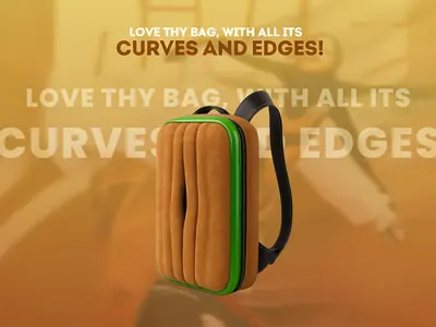 Carry compact leather backpack