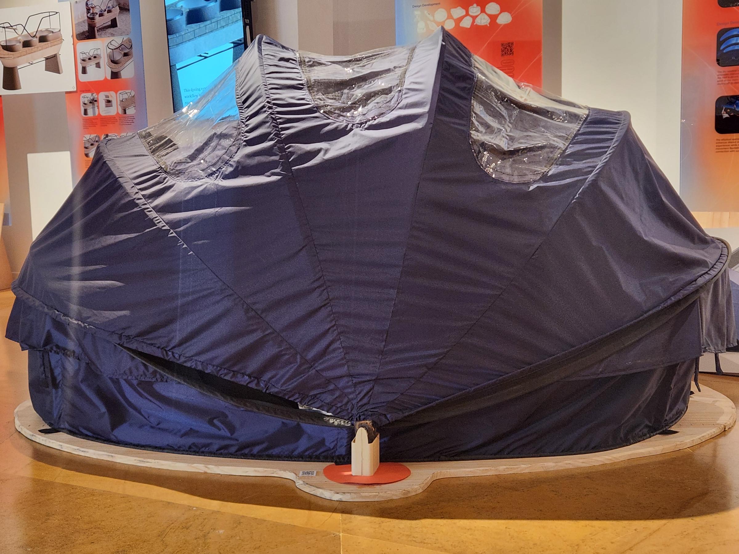 Full-scale STARRI prototype exhibited at India Habitat Centre