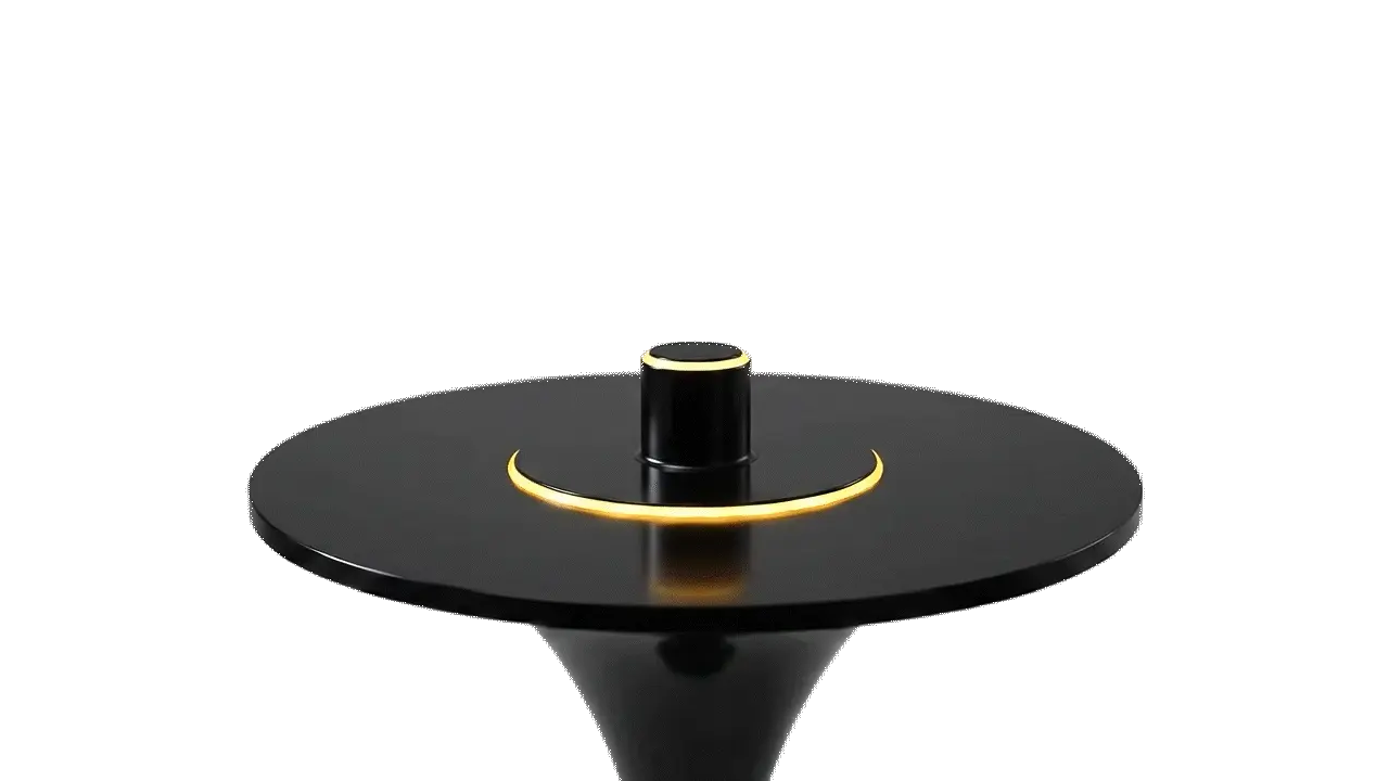 Eclipse pop-up lamp table